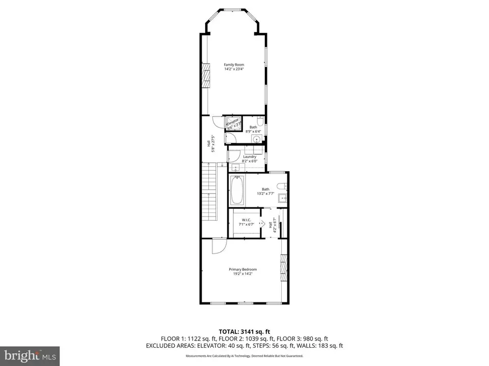 Floorplan - 1310 Bolton St, Baltimore, MD 21217 photo 2 of 4