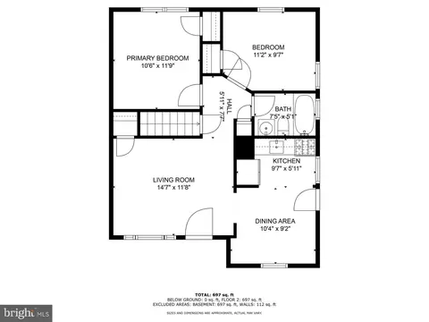 Floorplan - 5916 Sefton Ave, Baltimore, MD 21214 photo 2 of 3
