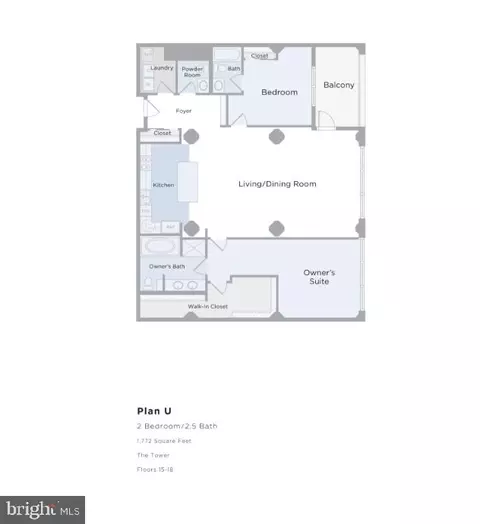 Floorplan - 1200 Steuart St #1612, Baltimore, MD 21230 photo 1 of 1