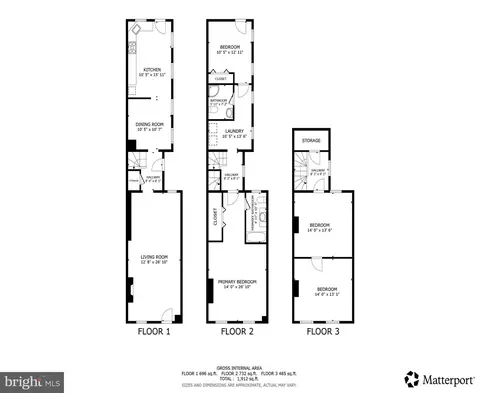 Floorplan - 207 S Ann St, Baltimore, MD 21231 photo 1 of 1