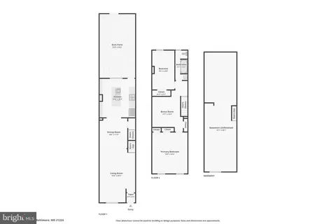 Floorplan - 2603 E Fairmount Ave, Baltimore, MD 21224 photo 2 of 2