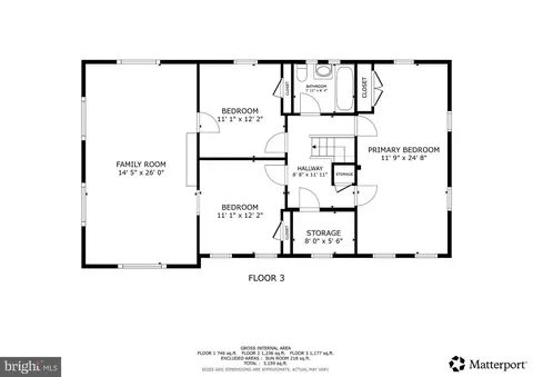 Floorplan - 307 E Lake Ave, Baltimore, MD 21212 photo 2 of 4