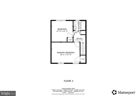 Floorplan - 1420 Cedarcroft Rd, Baltimore, MD 21239 photo 3 of 3