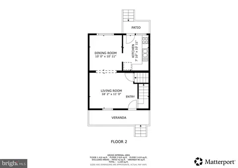Floorplan - 1420 Cedarcroft Rd, Baltimore, MD 21239 photo 2 of 3