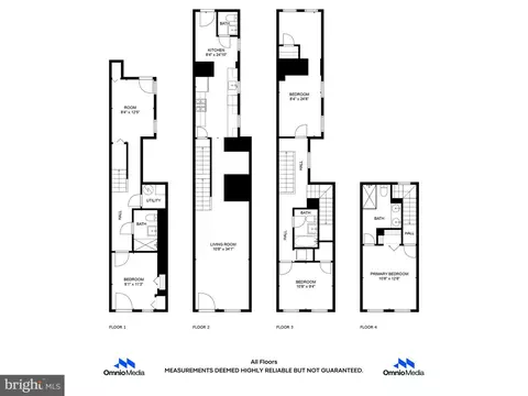 Floorplan - 121 S Poppleton St, Baltimore, MD 21201 photo 3 of 5