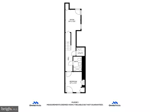 Floorplan - 121 S Poppleton St, Baltimore, MD 21201 photo 4 of 5