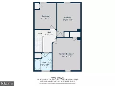 Floorplan - 3807 Kimble Rd, Baltimore, MD 21218 photo 2 of 4