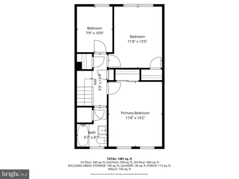 Floorplan - 1027 Evesham Ave, Baltimore, MD 21212 photo 2 of 4