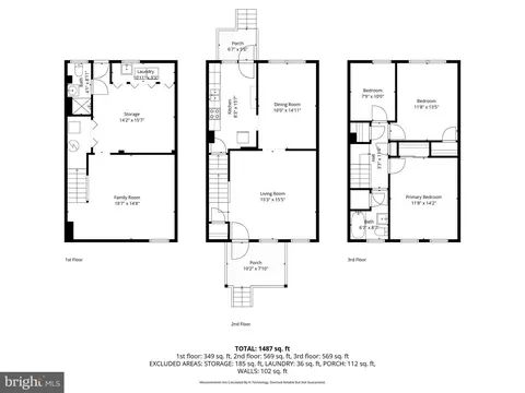 Floorplan - 1027 Evesham Ave, Baltimore, MD 21212 photo 4 of 4