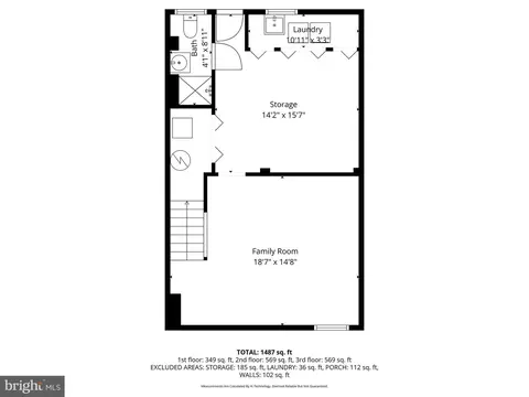 Floorplan - 1027 Evesham Ave, Baltimore, MD 21212 photo 3 of 4