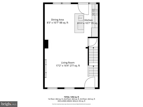 Floorplan - 3223 Spaulding Ave, Baltimore, MD 21215 photo 3 of 4