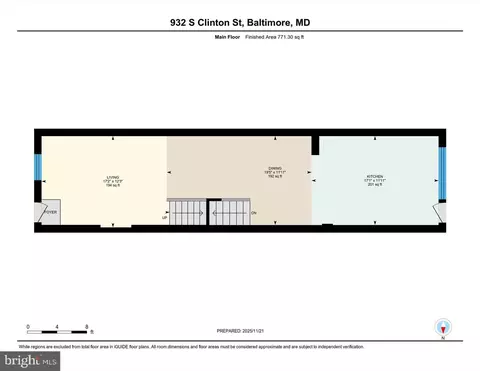 Floorplan - 932 S Clinton St S, Baltimore, MD 21224 photo 1 of 3