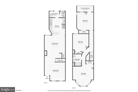 Floorplan - 616 E 33rd St, Baltimore, MD 21218 photo 2 of 2