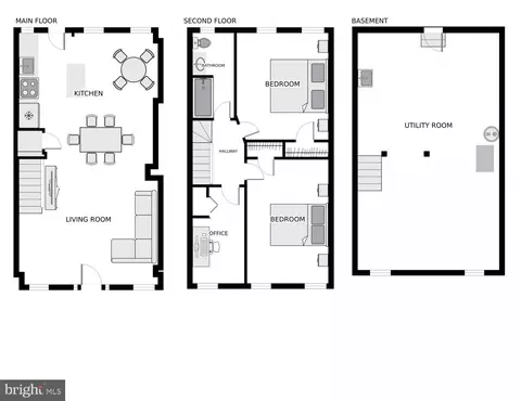 Floorplan - 2727 Baker St, Baltimore, MD 21216 photo 1 of 4