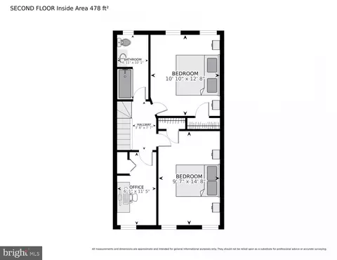 Floorplan - 2727 Baker St, Baltimore, MD 21216 photo 3 of 4