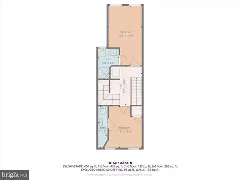 Floorplan - 407 Pitman Pl, Baltimore, MD 21202 photo 4 of 5