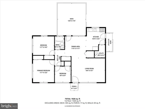 Floorplan - 5610 Anthony Ave, Baltimore, MD 21206 photo 1 of 1