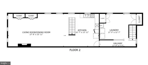 Floorplan - 2322 E Monument St, Baltimore, MD 21205 photo 2 of 2