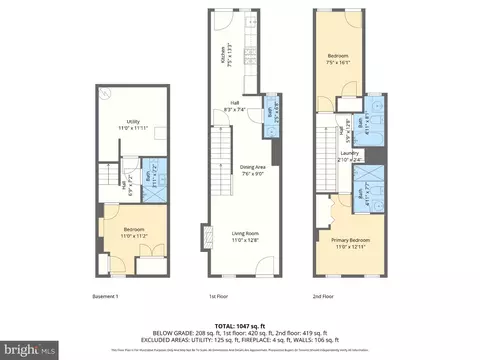Floorplan - 1618 N Regester, Baltimore, MD 21213 photo 4 of 4