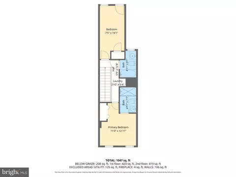 Floorplan - 1618 N Regester, Baltimore, MD 21213 photo 2 of 4