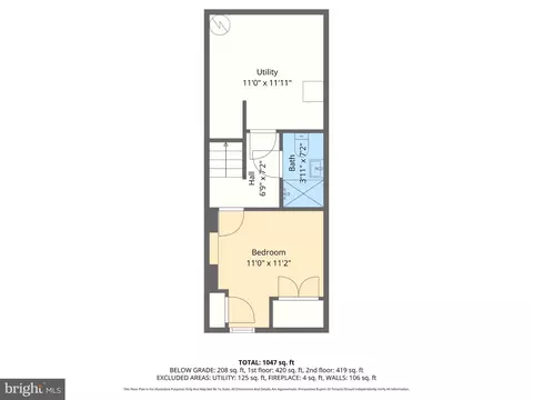 Floorplan - 1618 N Regester, Baltimore, MD 21213 photo 1 of 4