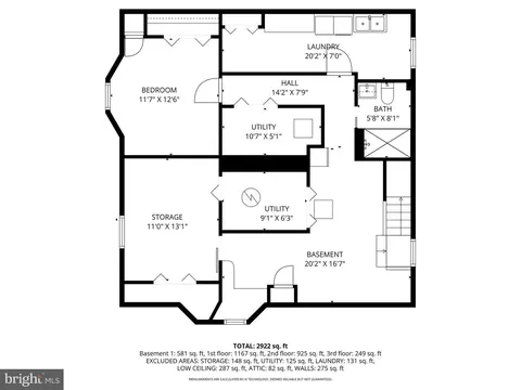 Floorplan - 316 Tunbridge Rd, Baltimore, MD 21212 photo 4 of 4