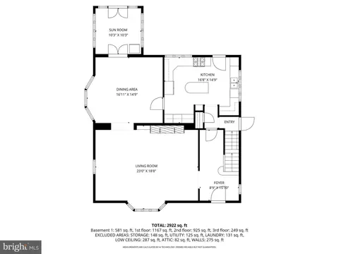 Floorplan - 316 Tunbridge Rd, Baltimore, MD 21212 photo 1 of 4