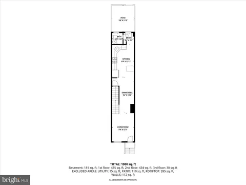 Floorplan - 1513 Byrd St, Baltimore, MD 21230 photo 3 of 5