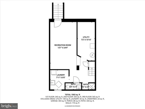 Floorplan - 1815 E 32nd St, Baltimore, MD 21218 photo 1 of 3
