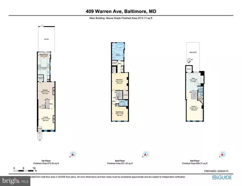 Floorplan - 409 Warren Ave, Baltimore, MD 21230 photo 6 of 6