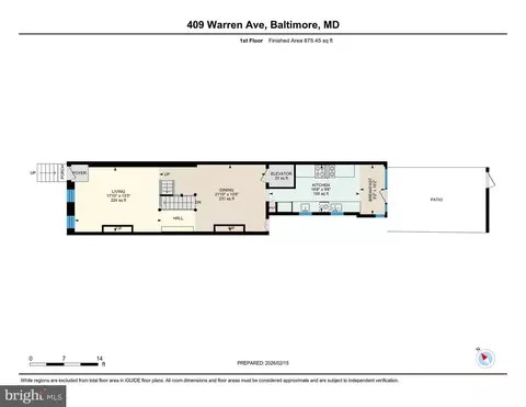 Floorplan - 409 Warren Ave, Baltimore, MD 21230 photo 1 of 6