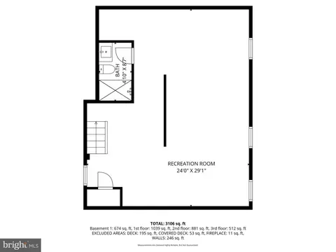 Floorplan - 3514 Fairview Ave, Baltimore, MD 21216 photo 4 of 5
