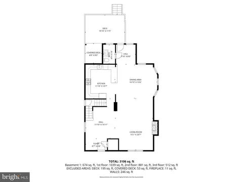 Floorplan - 3514 Fairview Ave, Baltimore, MD 21216 photo 1 of 5