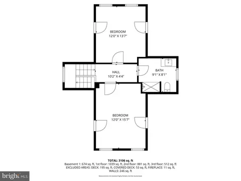 Floorplan - 3514 Fairview Ave, Baltimore, MD 21216 photo 3 of 5
