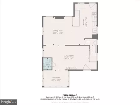Floorplan - 3400 Cotwood Pl, Baltimore, MD 21215 photo 1 of 3