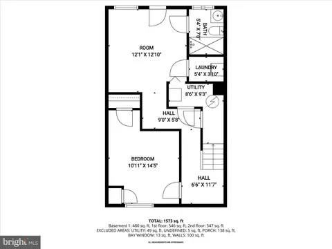Floorplan - 1241 E Belvedere Ave, Baltimore, MD 21239 photo 2 of 4