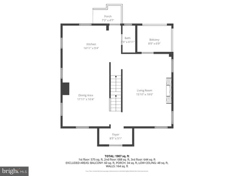 Floorplan - 4902 Walther Ave, Baltimore, MD 21214 photo 1 of 4