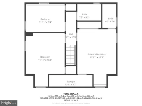 Floorplan - 4902 Walther Ave, Baltimore, MD 21214 photo 2 of 4