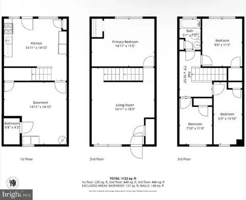 Floorplan - 4629 Chatford Ave, Baltimore, MD 21206 photo 4 of 4