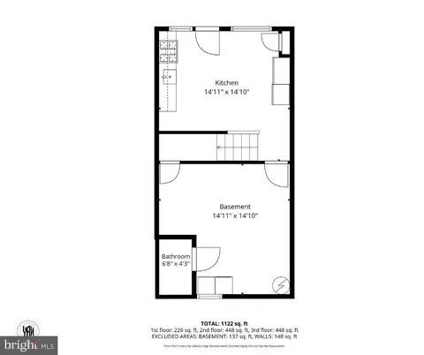 Floorplan - 4629 Chatford Ave, Baltimore, MD 21206 photo 3 of 4