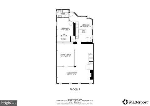Floorplan - 225 W 227 W Read St, Baltimore, MD 21201 photo 2 of 2