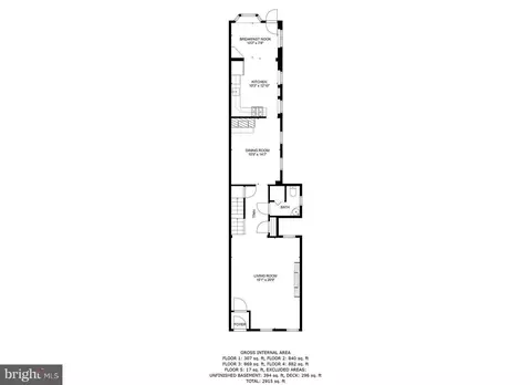Floorplan - 828 William St, Baltimore, MD 21230 photo 1 of 5
