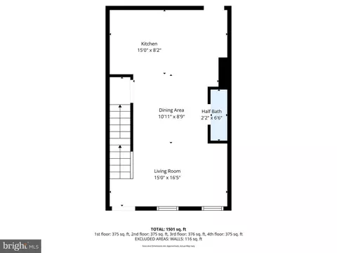 Floorplan - 1431 E Preston St, Baltimore, MD 21213 photo 2 of 5