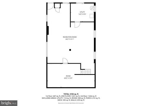 Floorplan - 4021 Barrington Rd, Gwynn Oak, MD 21207 photo 1 of 7