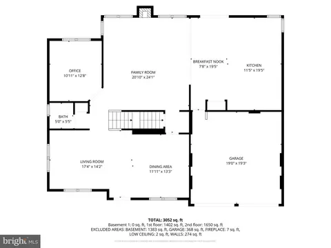 Floorplan - 2307 Whitley Rd, Baltimore, MD 21209 photo 1 of 4