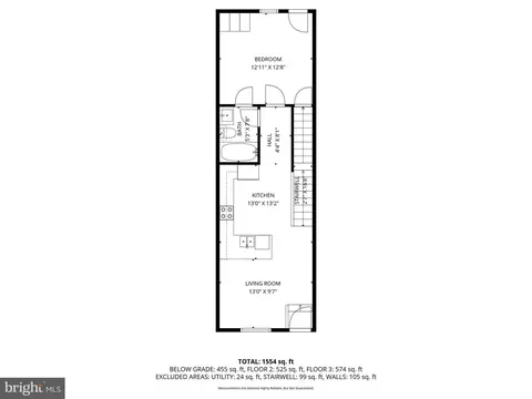 Floorplan - 2202 E Chase St, Baltimore, MD 21213 photo 1 of 2