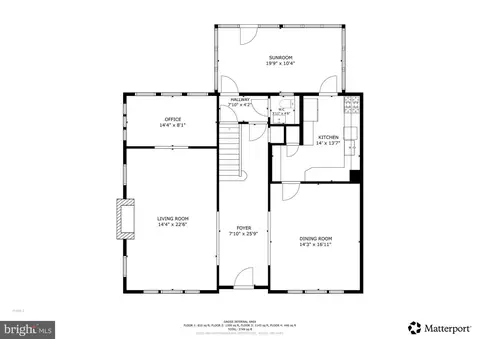 Floorplan - 3953 Cloverhill Rd, Baltimore, MD 21218 photo 1 of 3