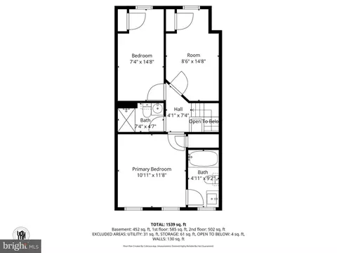 Floorplan - 805 E 34th St, Baltimore, MD 21218 photo 2 of 3