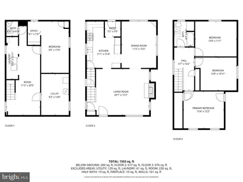 Floorplan - 5320 Grindon Ave, Baltimore, MD 21214 photo 4 of 4