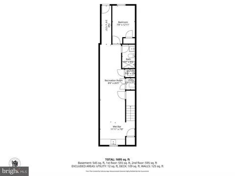 Floorplan - 1631 E Oliver St, Baltimore, MD 21213 photo 1 of 4